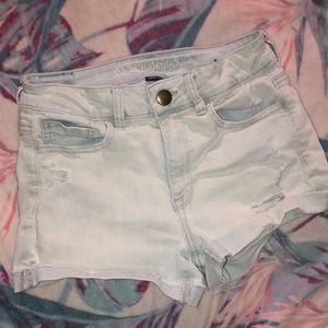 American Eagle Light Wash Shorts